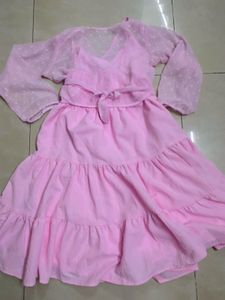 Light Pink Girls Frock(9To 0) Offer For 3 Days