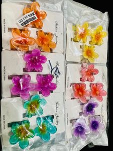 Flower Hair Clips