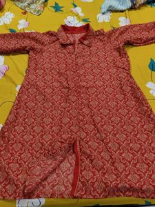 Red Cord Set Kurti