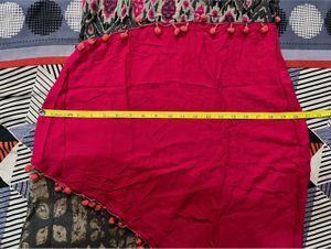 Ikat Fusion Kurti - Grey/Pink - Size L