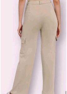 Beige Cargo Pants