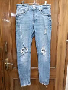 Male Zara Front Button Jeans