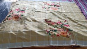 Cotton Cream Saree