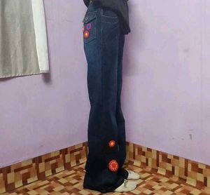 Thrift Embroidery Pants