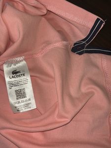 Lacoste Pink Brand New Polo Shirt