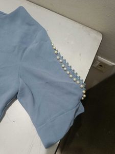Elegant Blue Top