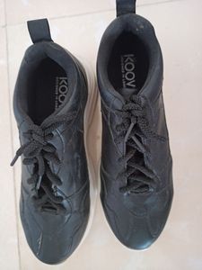 Koovs Black Shoes, has a little heel