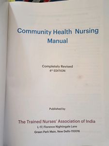 COMMUNITY HEALTH NURSING MANUAL THE TRAINED NURSES