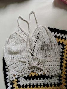Crochet Halter Top - Handmade