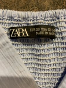 Zara Light Blue Mini Dress
