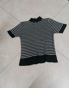 Striped Knit Top