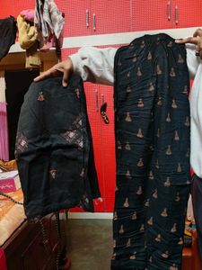 Elegant Red Embroidered Kurta