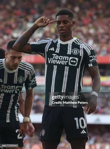 Man Utd Rashford 2023 away football jersey