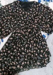 Floral Print Mini Dress