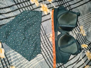 Lingerie Set Teal Bra and Panties