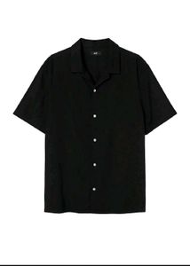 H&M cuban Collar Oversize Shirt