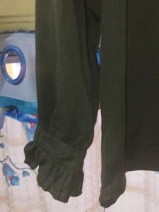 Elegant Olive Green top for girls