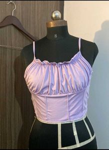 Lilac Milkmaid Style TankTop