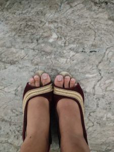 Maroon Colour Heels