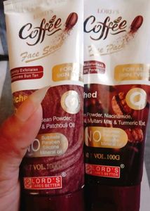 Lord&#39;s Coffee Face Scrub &amp; Pack Duo