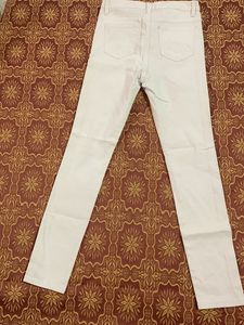 White High Waist Jeans
