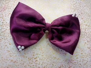 Purple Bow And scrunchy comb💜🥰