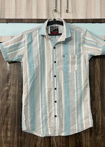 Half Sleeve Print Lycra Shirt