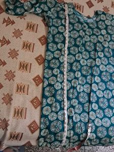 Dark Green Color Kurta