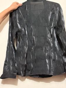 Elegant Black Button-Down Shirt