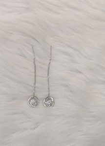 925 Sterling Silver Dangle Earrings With Hallmark