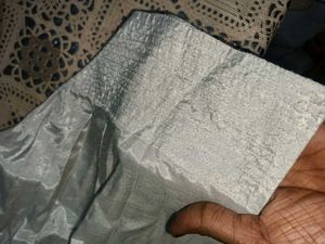 light grey colour salwar kameez and dupatta