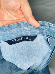 High Waist Denim Skirt