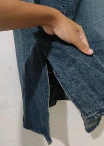 Y2k Long Denim Skirt