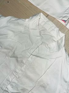 Elegant White Cropped Blouse