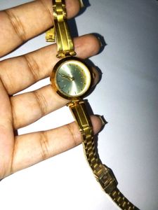 Vintage Titan Gold Watch
