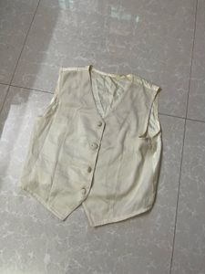 Waist Coat Off White