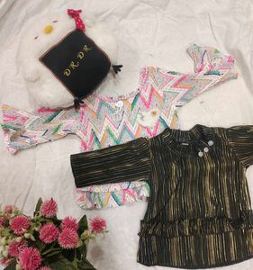 Cute Girls' Tops Set