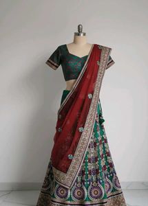 Elegant Green Lehenga Choli