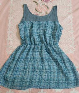 Cute Blue Mini Dress