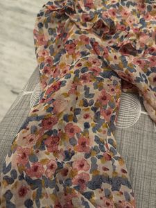 Floral Ruffle Crop Top