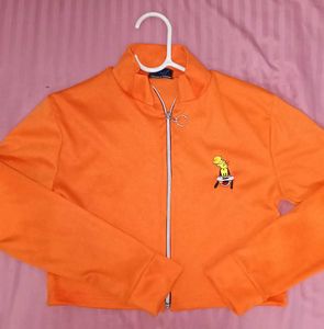 Orange Goofy Zip-Up Jacket