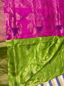 Soft Silk Green Saree