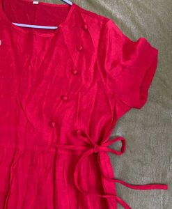 Red Embroidered Top Bust 36-38