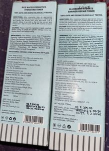 Combo Of Dot &amp; Key Toners - Rice Water &amp; Bluebery