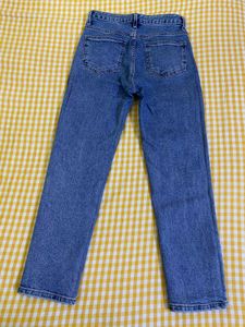 Korean Stretchy Blue Denim Jeans Waist 28-29