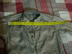 Pink Patterned Kurta