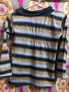 Two Striped Long Sleeve Top