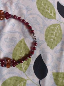 Heart Pendant Beaded Necklace