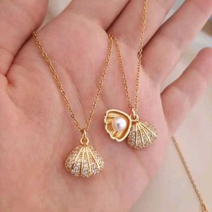 Gold Shell Necklace