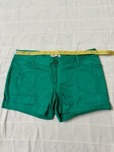 St John&#39;s Bay Bottle Green Shorts
